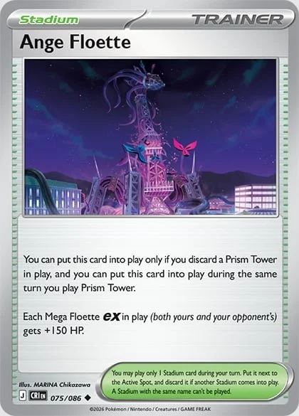 Ange Floette Chaos Rising  Pokemon Card