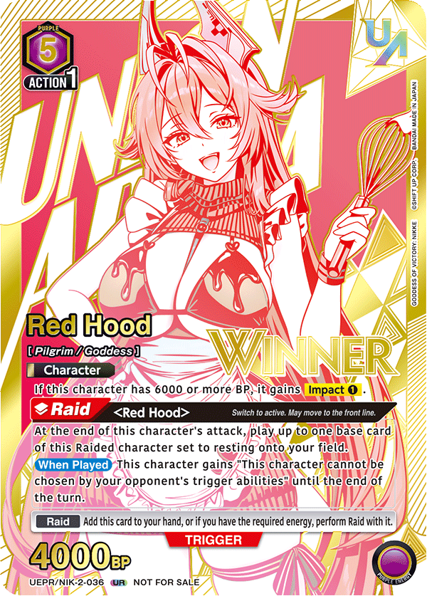 NIKKE Precious Booster Pack Rare Battle UNION RARE