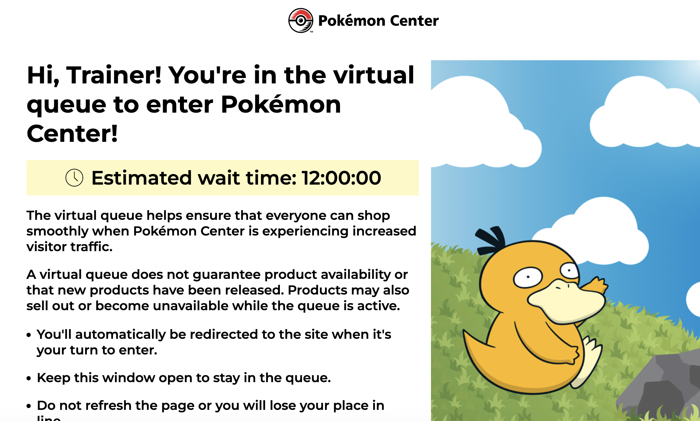Pokemon Center Preorders