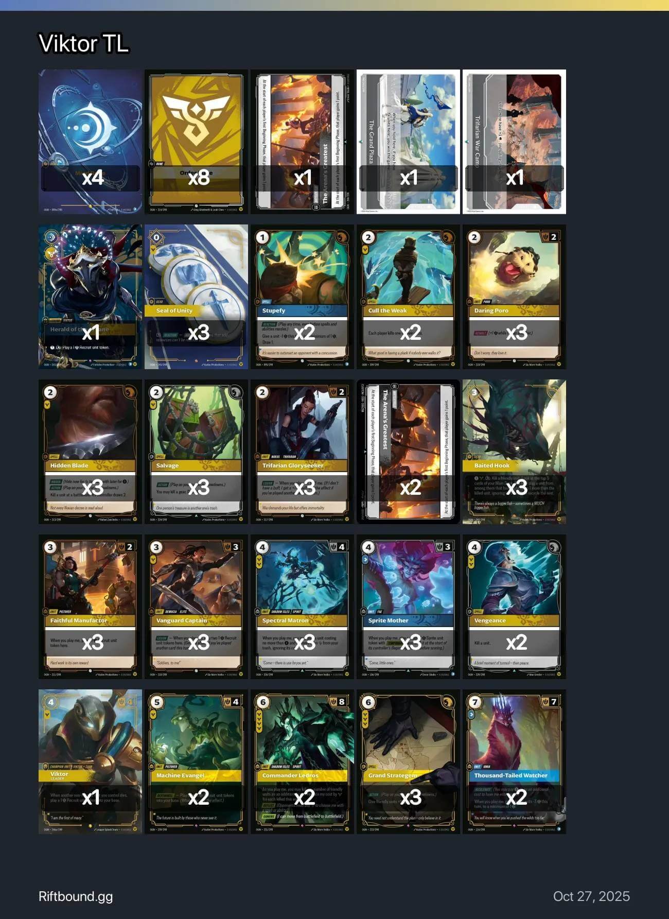 Riftbound Card List