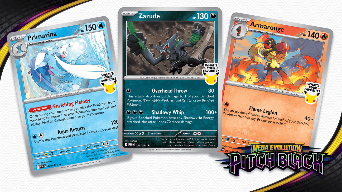 Pitch Black Store Promos Revealed, Featuring “What’s Your Favorite” 30th Stamp