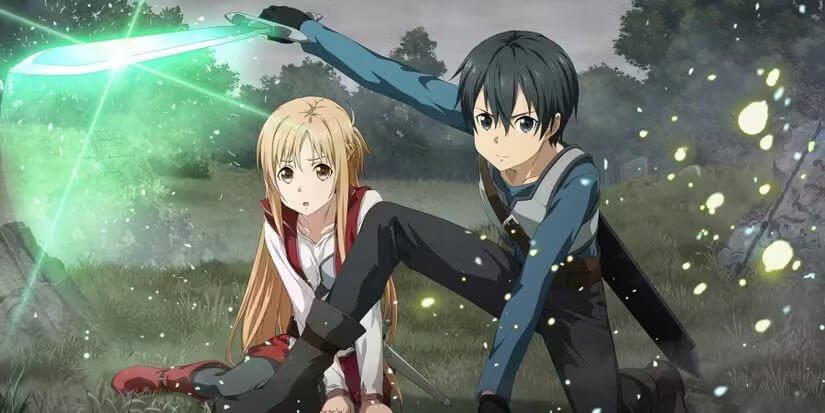 Kirito and Asuna in Progressive