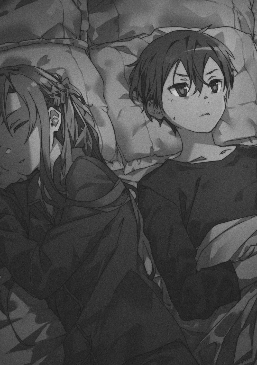 Asuna and Kirito in Bed