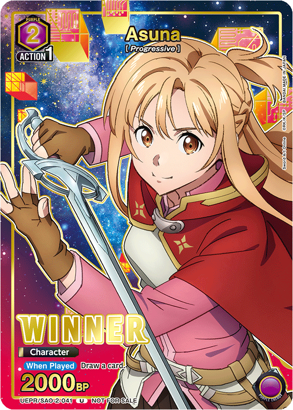 Asuna Winner Card
