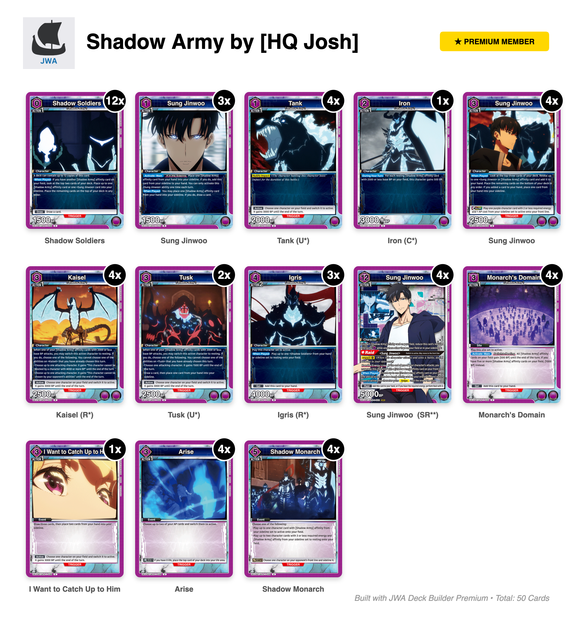 UNION ARENA Carta Magica 26/27 Regional Top Decks