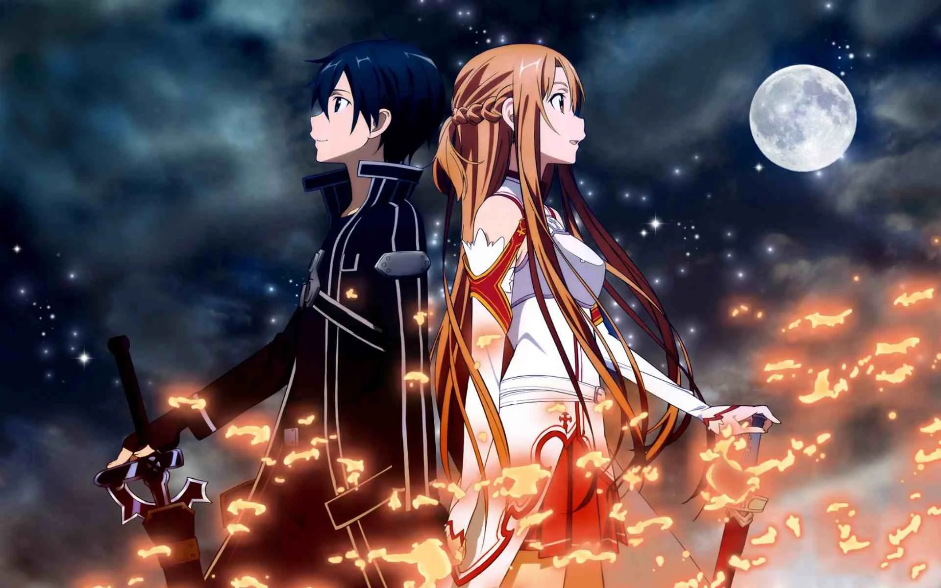SAO Kirito and Asuna