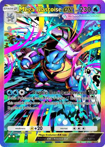 #3 Mega Blastoise es – Two Star Special Art