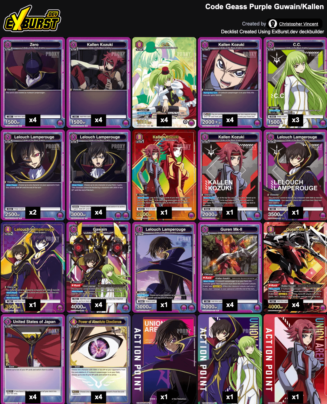 Code Geass Build How to Build a UNION ARENA Deck that Wins — Joseph Writer Anderson