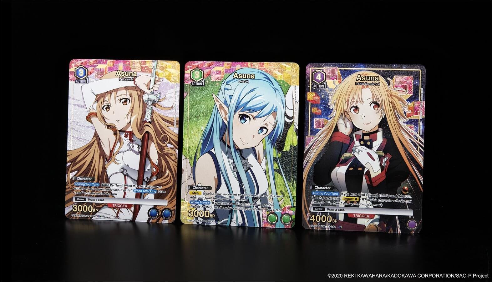 Asuna alt single * cards (Aincrad, ALO, Ordinal Scale)