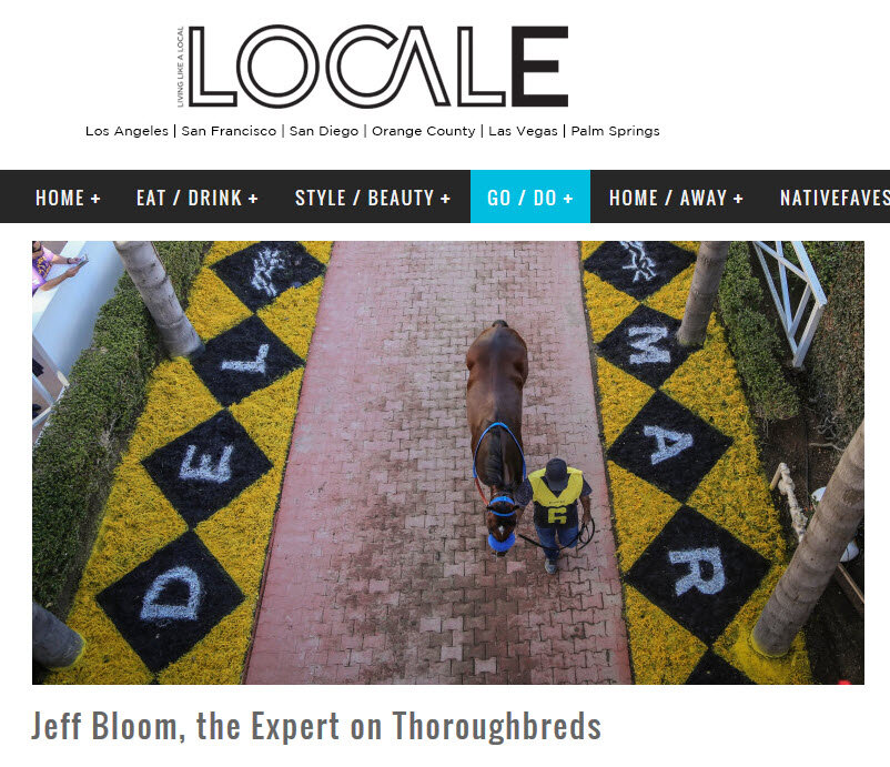 Article | Jeff Bloom the Expert on Thoroughbreds