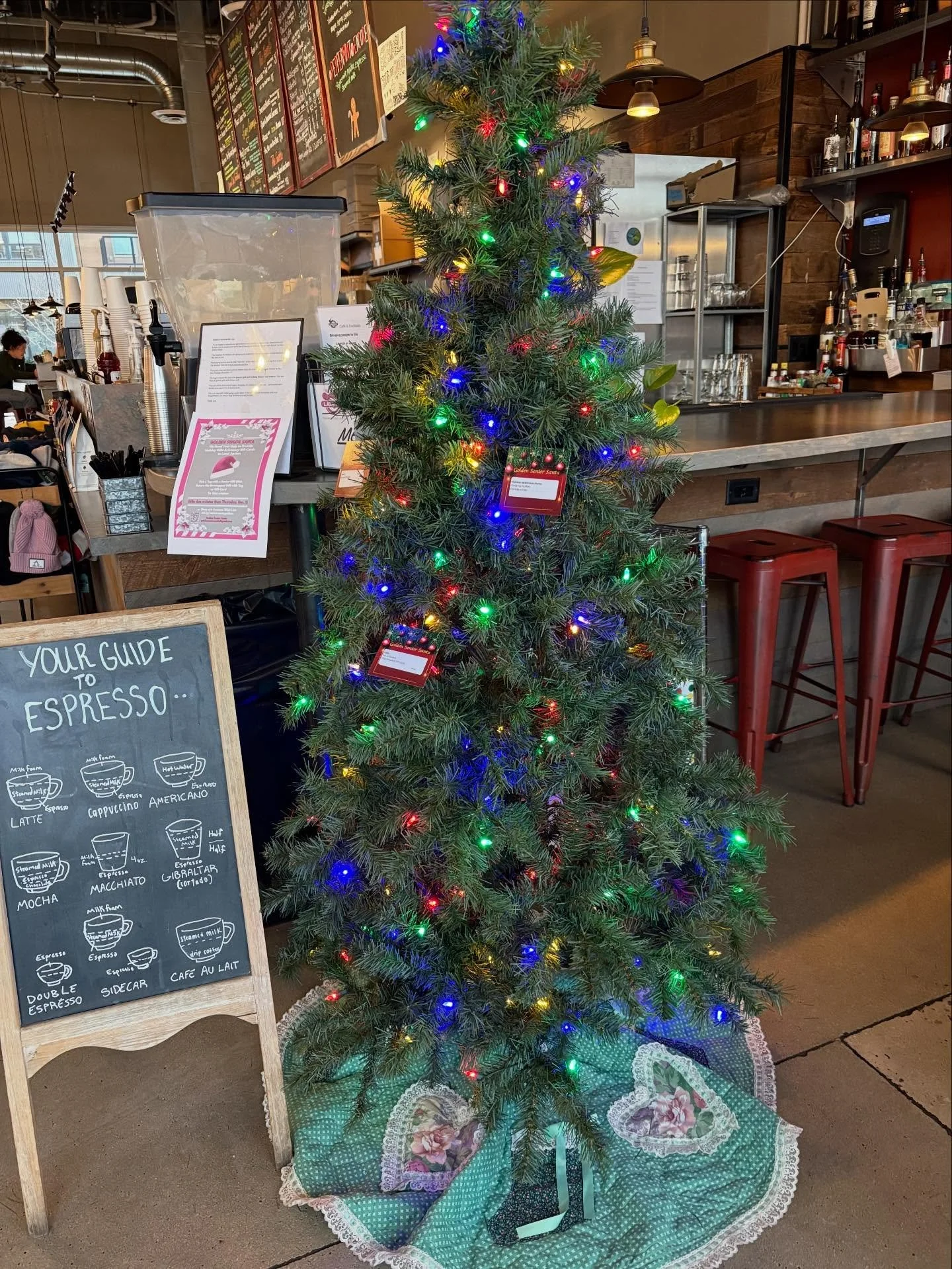 Come make a local senior citizen happy! Choose a tag from our tree with a gift wish for a special senior in our community&hellip; get the gift&hellip; bring it back! A simple way to put a smile on someone&rsquo;s face. Thank you to Golden Senior Sant