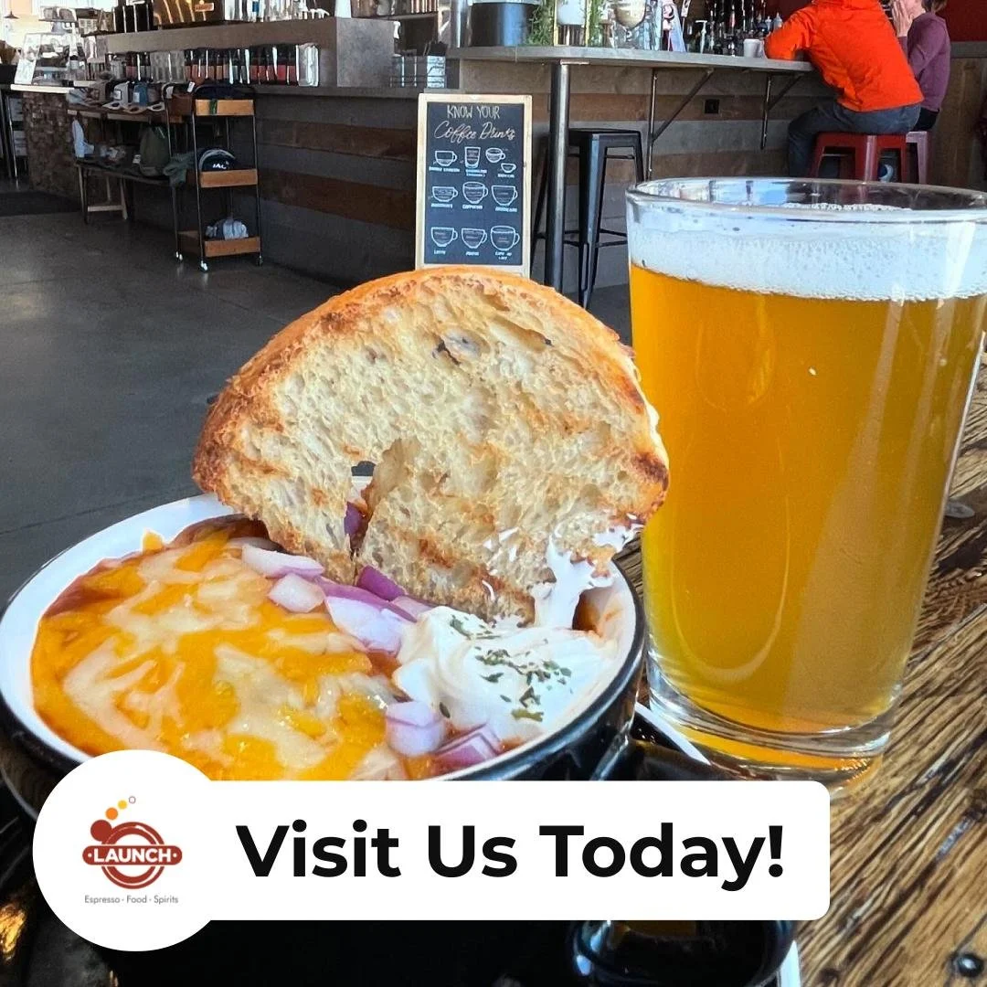 Need a spot to fuel up before the trails or a show? Launch Espresso Food Spirits - Cafe is a friendly Coffee Shop serving dialed-in Espresso drinks, plus solid Breakfast and Lunch options for locals and visitors from Golden, Morrison, and Lakewood. I