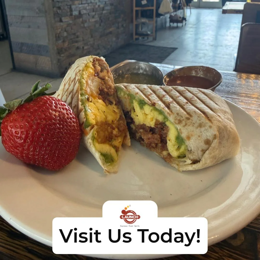 Start your day at Launch Espresso Food Spirits - Cafe with a made-to-order Breakfast Burrito that actually means business. We&rsquo;re a Coffee Shop built for Golden, Morrison, and Lakewood locals and visitors who like their mornings strong and their