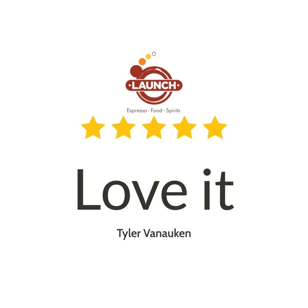 Two little words that made our day: &ldquo;Love it.&rdquo; Seriously, thank you for the kind shout-out! If you&rsquo;re rolling in from Golden, Morrison, or Lakewood, swing by Launch when you want a laid-back coffee shop vibe with dialed-in espresso 