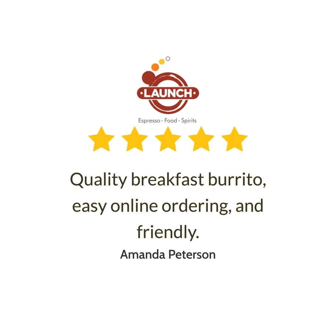 Today&rsquo;s mission: start your day with something seriously satisfying. One guest just told us they had a quality breakfast burrito, loved the easy online ordering, and felt the friendly vibes from the moment they walked in. If you&rsquo;re coming