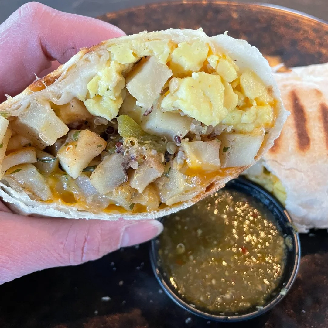 Burrito first, decisions later. 🌯

At Launch Espresso Food Spirits - Cafe, our breakfast burrito is built for big mornings with eggs, potatoes, cheese, and a little extra oomph. Pair it with a smooth espresso and you&rsquo;re ready for the day, whet