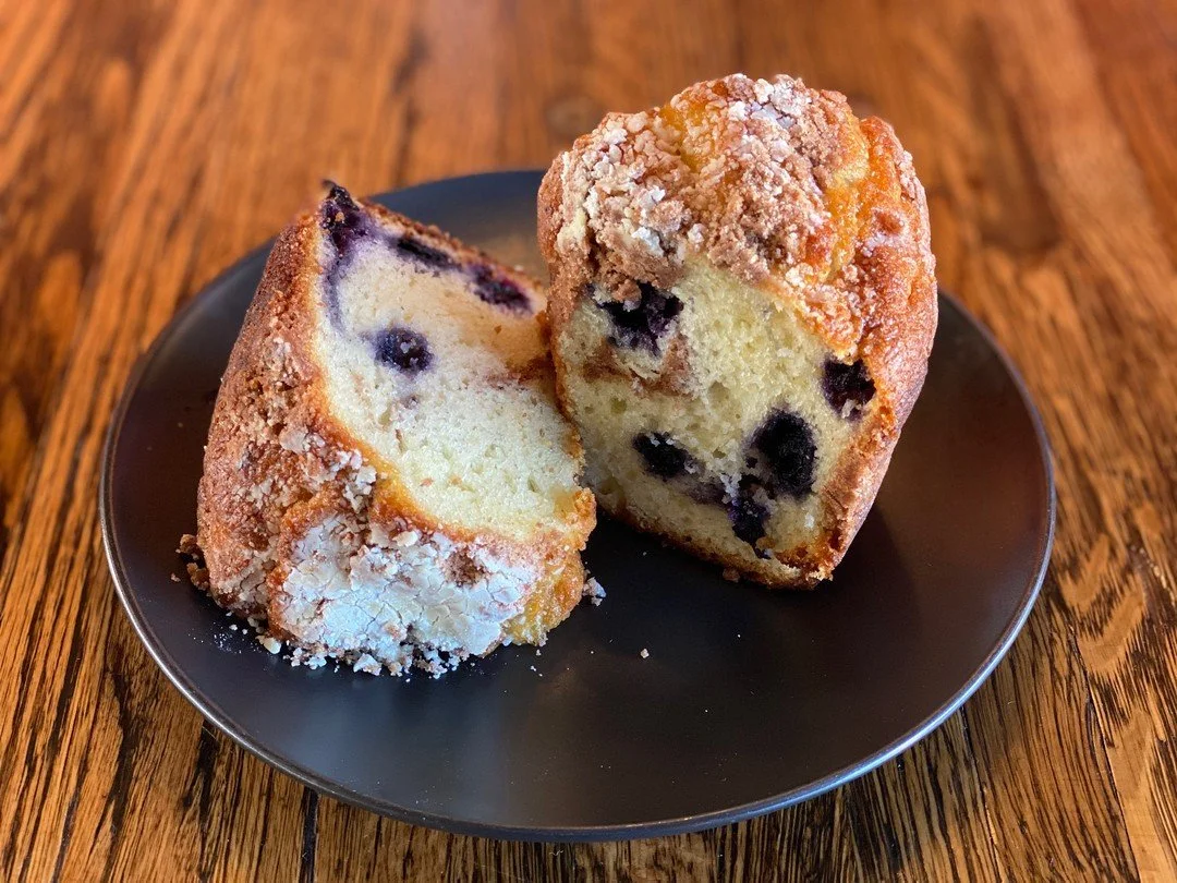 Fresh-baked muffin energy: the kind that makes your coffee taste even better 🫐☕

Swing by Launch Espresso Food Spirits - Cafe for a warm pastry and a well-made espresso before the day gets busy. If you&rsquo;re coming from Golden, Morrison, or Lakew