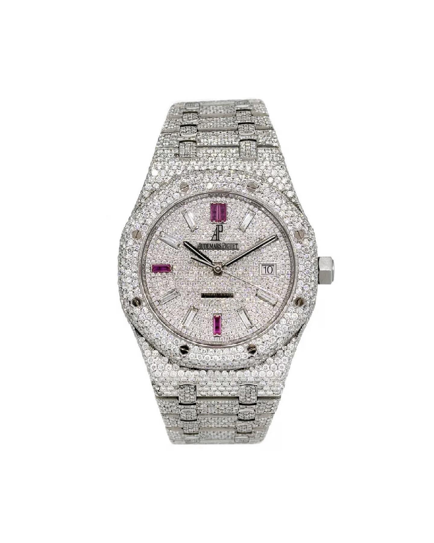 New York City, 2021 &mdash; our take on the 41MM Audemars Piguet Royal Oak 15400ST, &ldquo;The Madison Ave Edition,&rdquo; By Daniel of Fifth Avenue x Caseau Bespoke ~ $53,800.00

Specs: Ruby Markers at the six, nine and twelve O&rsquo;clock position