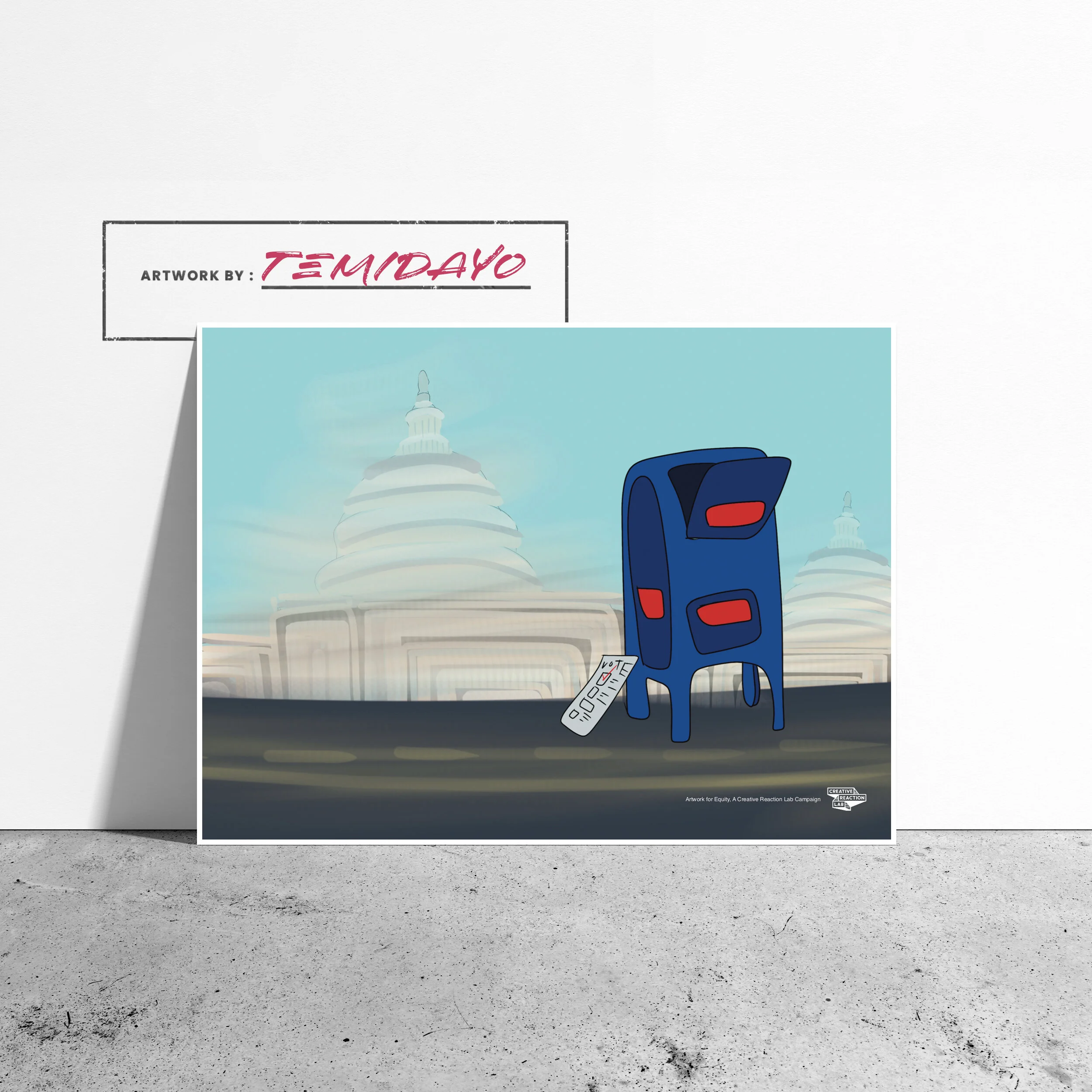 Untitled. (Artist: Temidayo) Poster