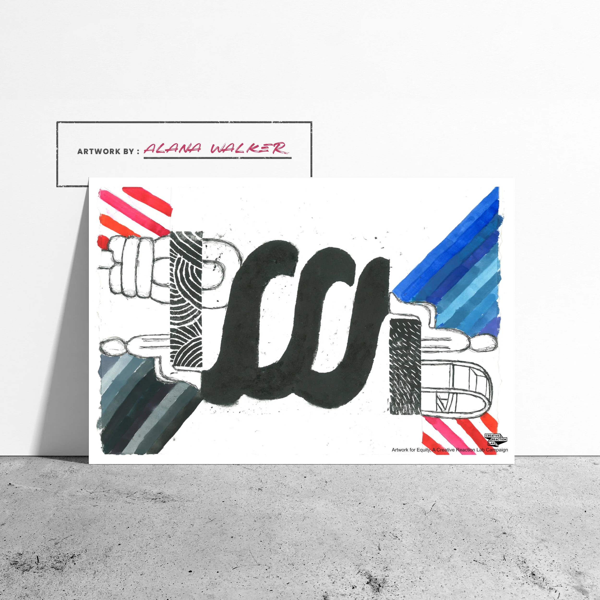 Mirrored Interactions. (Artist: Alana Walker) Poster