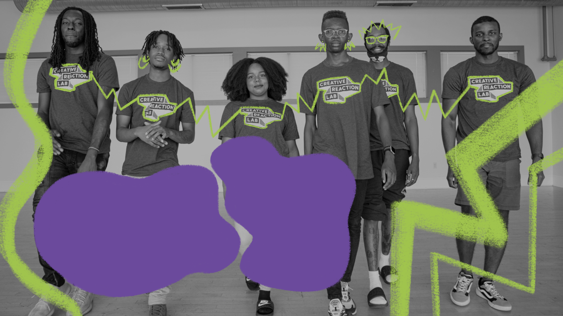 group of young leaders walking towards the camera