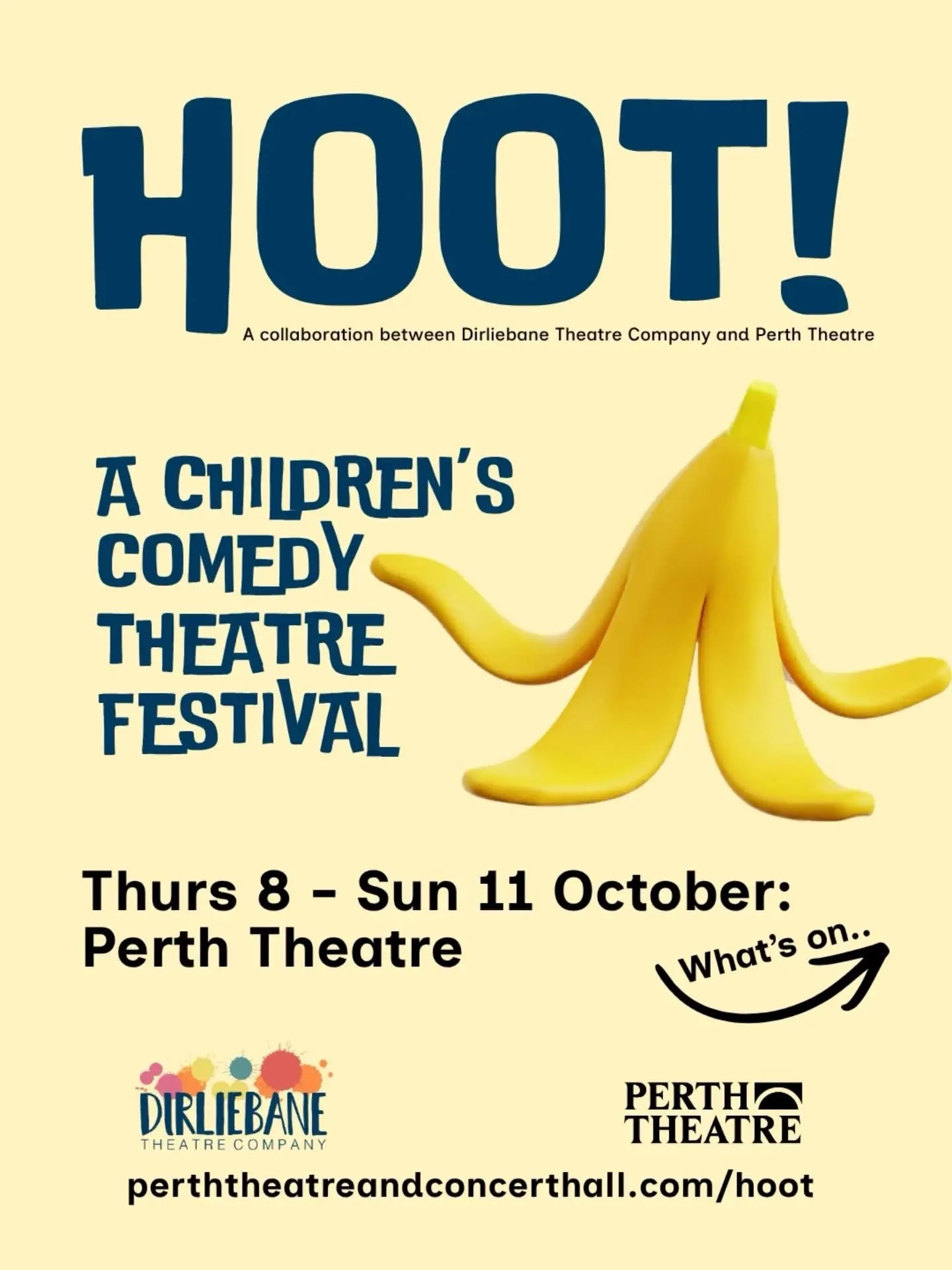 Something especially for children! 

Check out HOOT! By @dirliebane.theatre who are artists in residence at @perththeatreandconcerthall 

So many shows and activities, including our lovely friends from @thinkcircus !