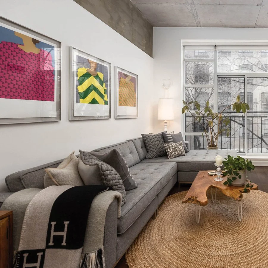 Downtown Loft Staging