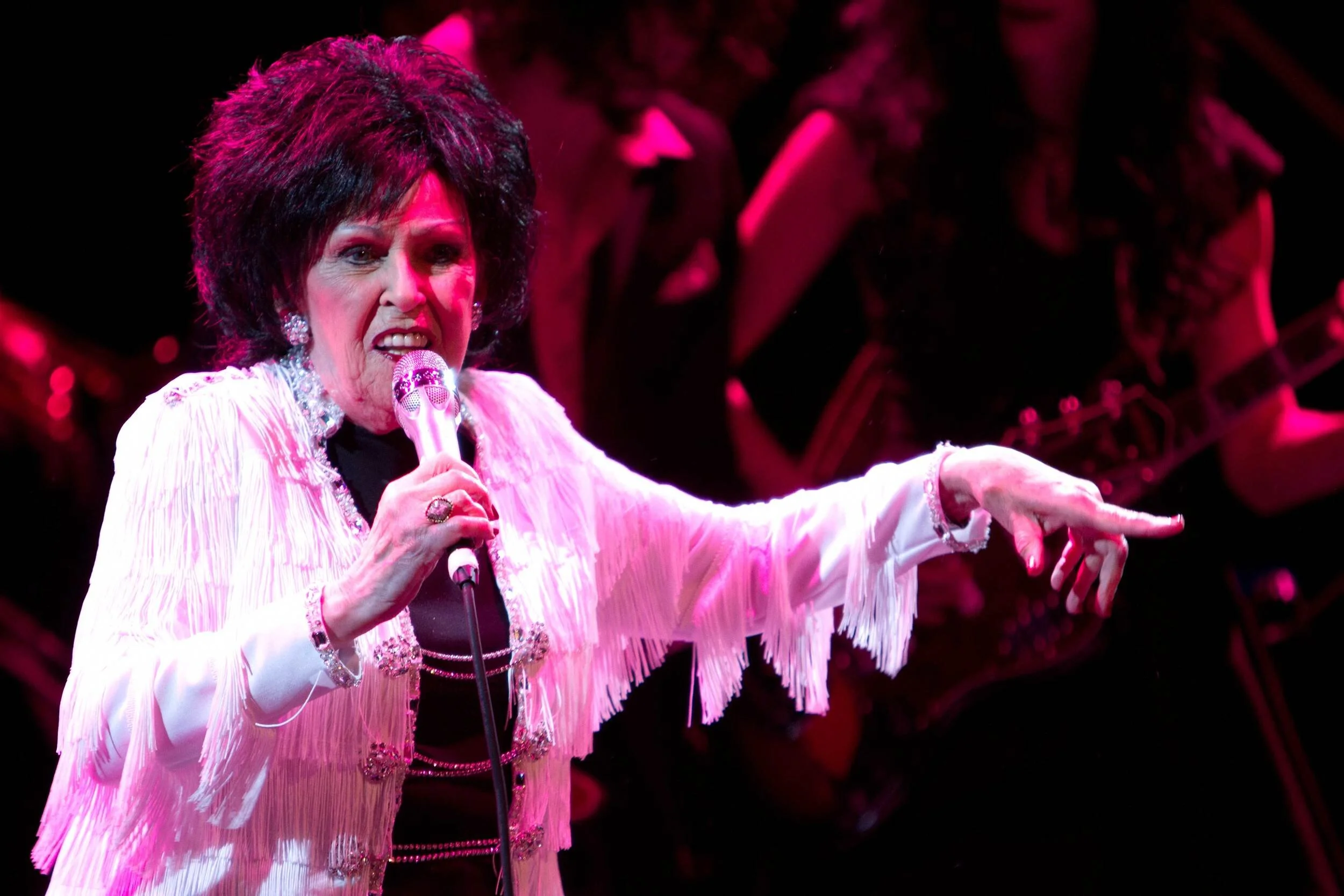 Still Photography  Live performance photography documenting Wanda Jackson's "The Party Ain't Over" album release performance for Third Man Records at Music Hall of Williamsburg in New York, NY. Special guest, Jack White.  Select images published via 