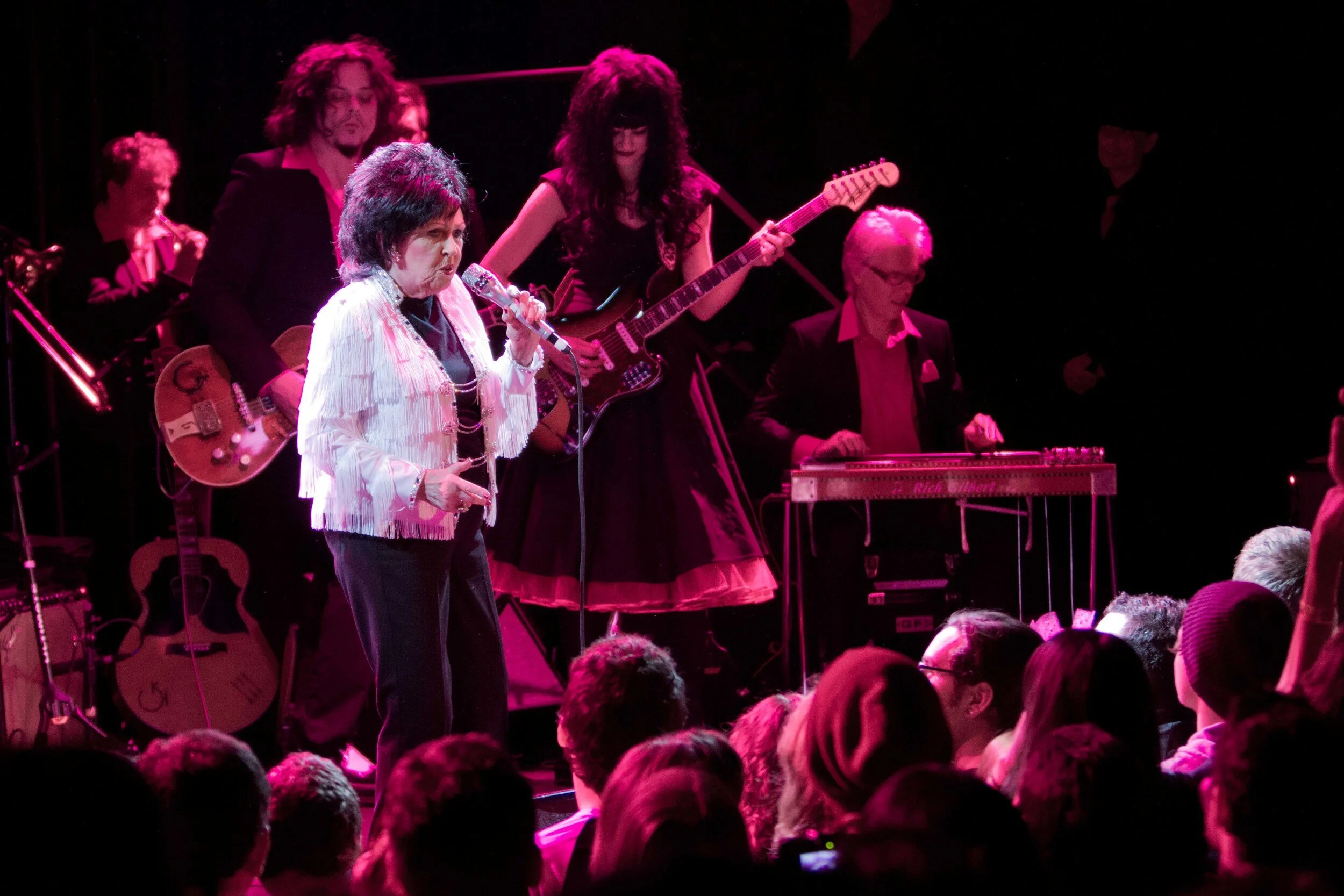 Still Photography  Live performance photography documenting Wanda Jackson's "The Party Ain't Over" album release performance for Third Man Records at Music Hall of Williamsburg in New York, NY. Special guest, Jack White.  Select images published via 