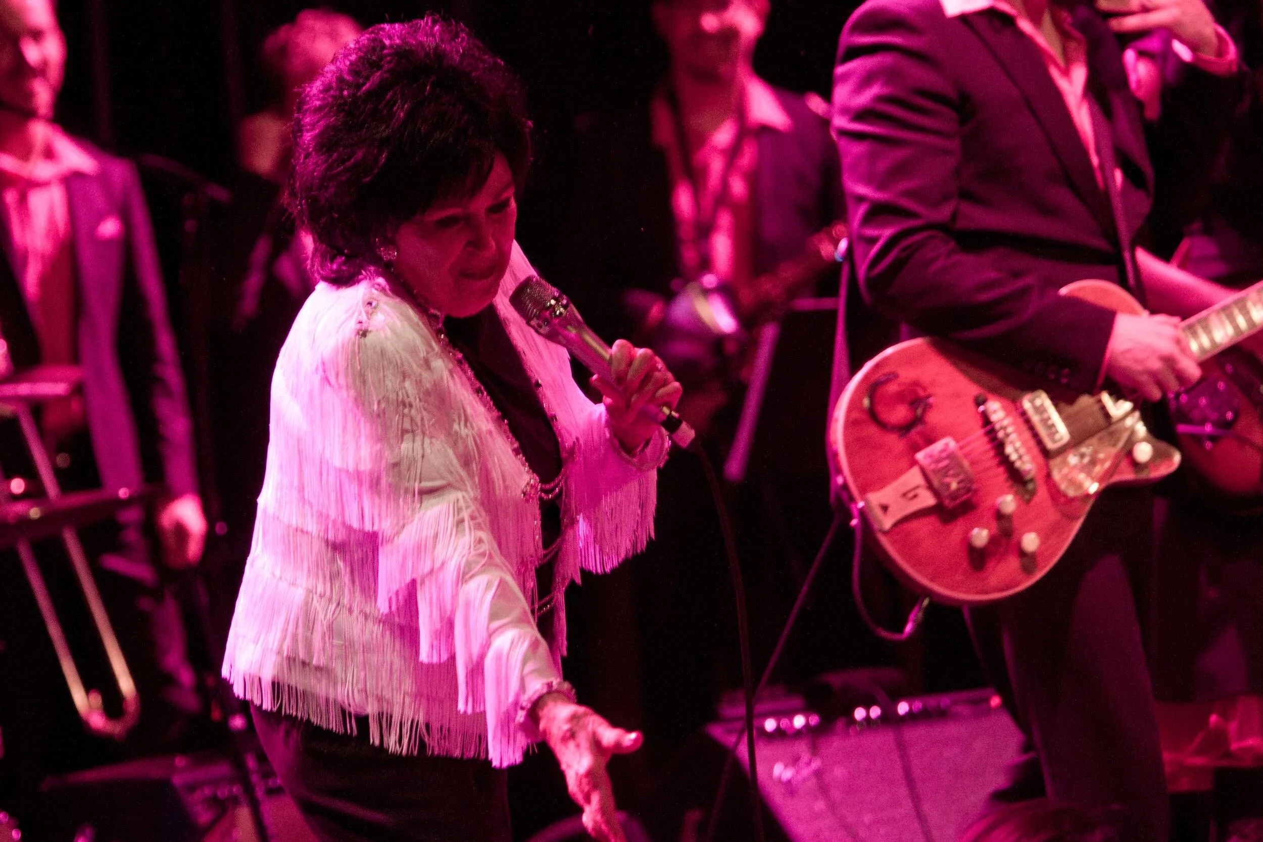 Still Photography  Live performance photography documenting Wanda Jackson's "The Party Ain't Over" album release performance for Third Man Records at Music Hall of Williamsburg in New York, NY. Special guest, Jack White.  Select images published via 