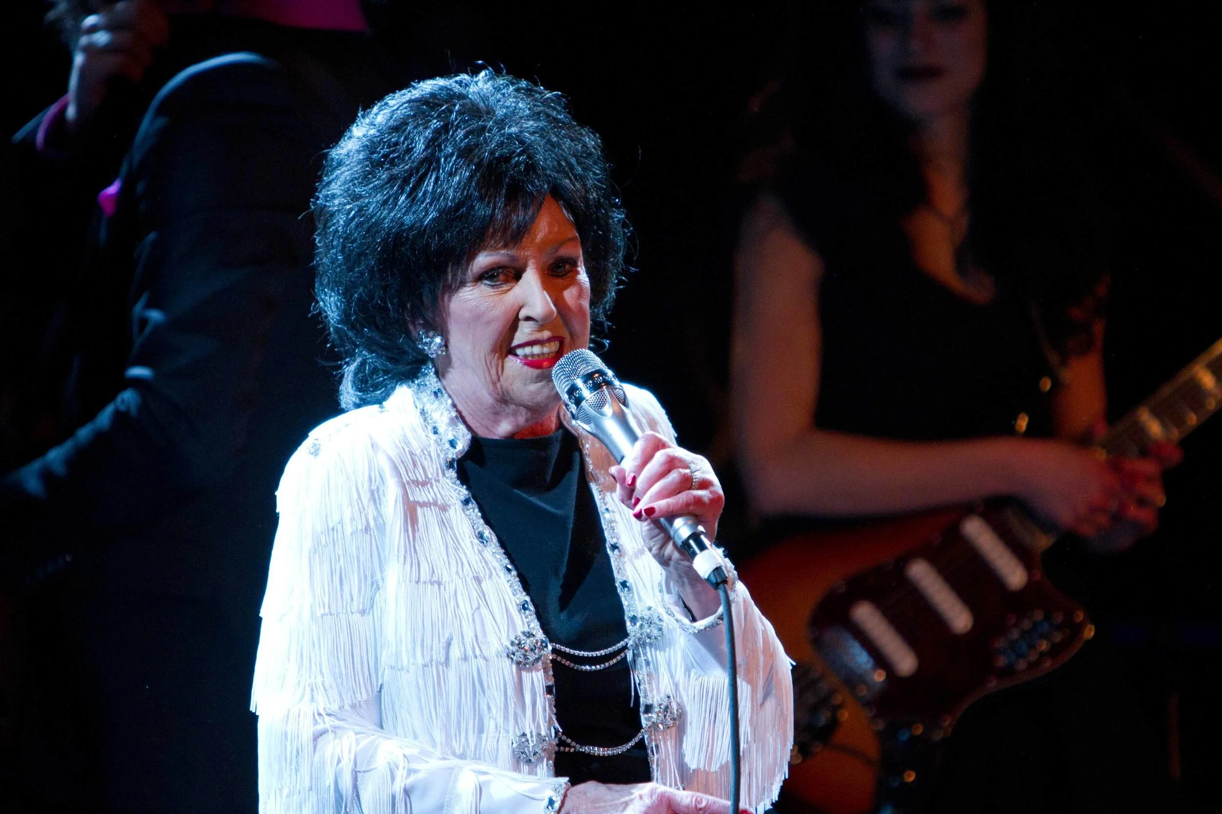 Still Photography  Live performance photography documenting Wanda Jackson's "The Party Ain't Over" album release performance for Third Man Records at Music Hall of Williamsburg in New York, NY. Special guest, Jack White.  Select images published via 