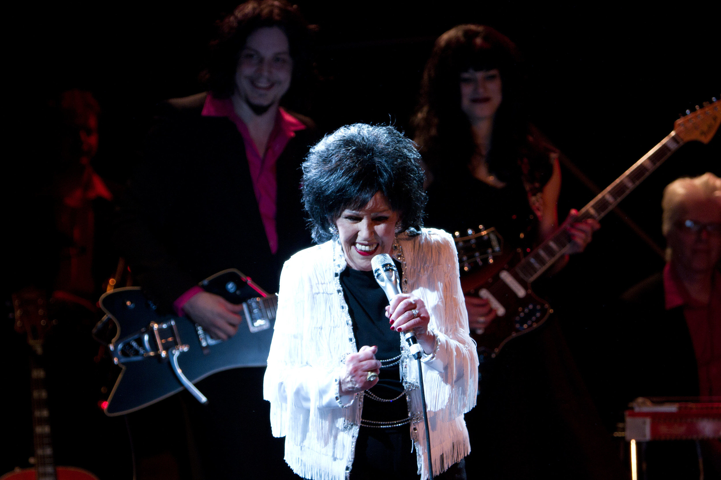 Still Photography  Live performance photography documenting Wanda Jackson's "The Party Ain't Over" album release performance for Third Man Records at Music Hall of Williamsburg in New York, NY. Special guest, Jack White.  Select images published via 
