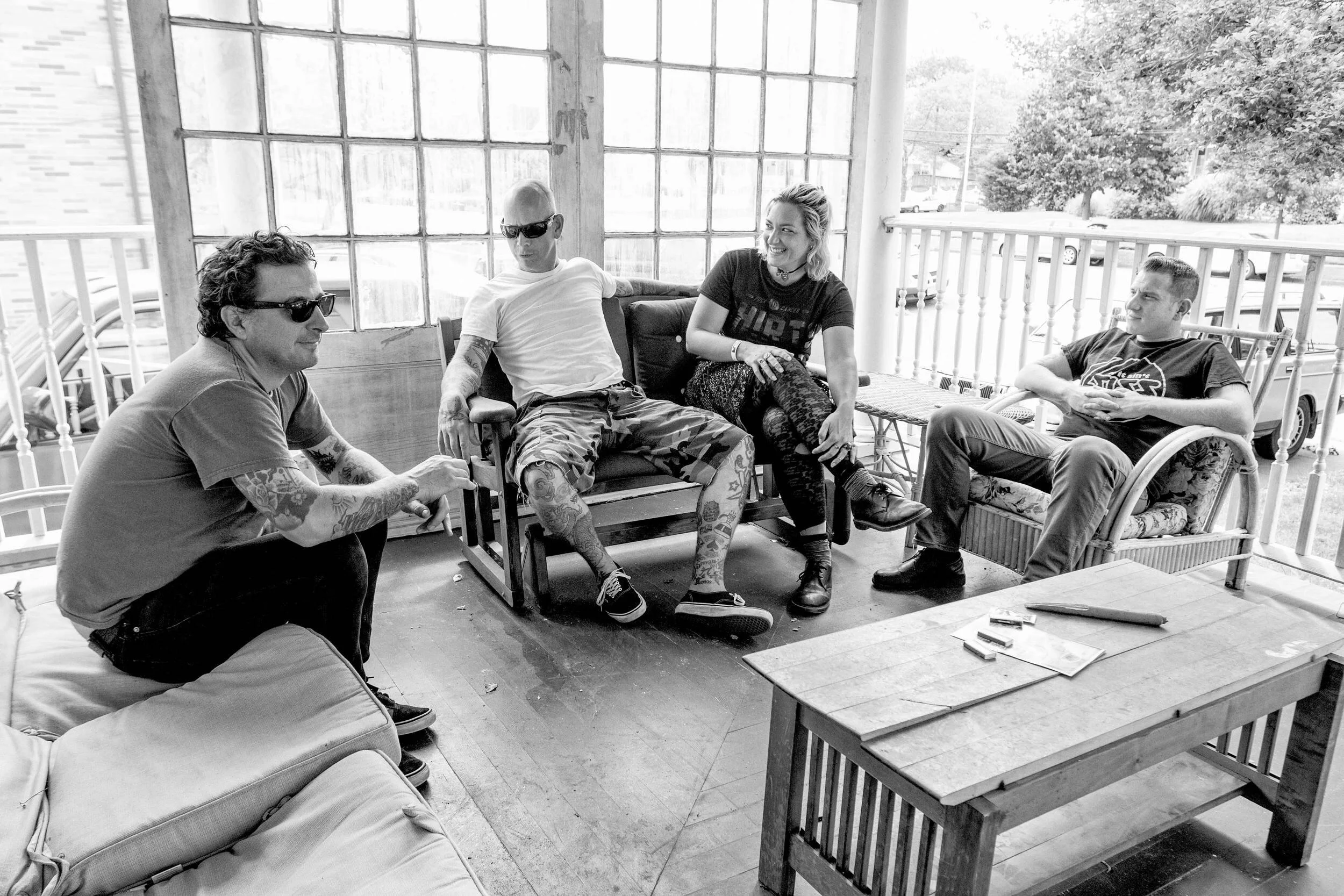 CHUNKSAAH RECORDS  Still Photography  Press photo shoot & documentary photography featuring Kate Hiltz, Zak Kaplan, Bryan Kienlen, & Pete Steinkopf of New Jersey's Chunksaah Records. Select images published via social media platforms & in print versi