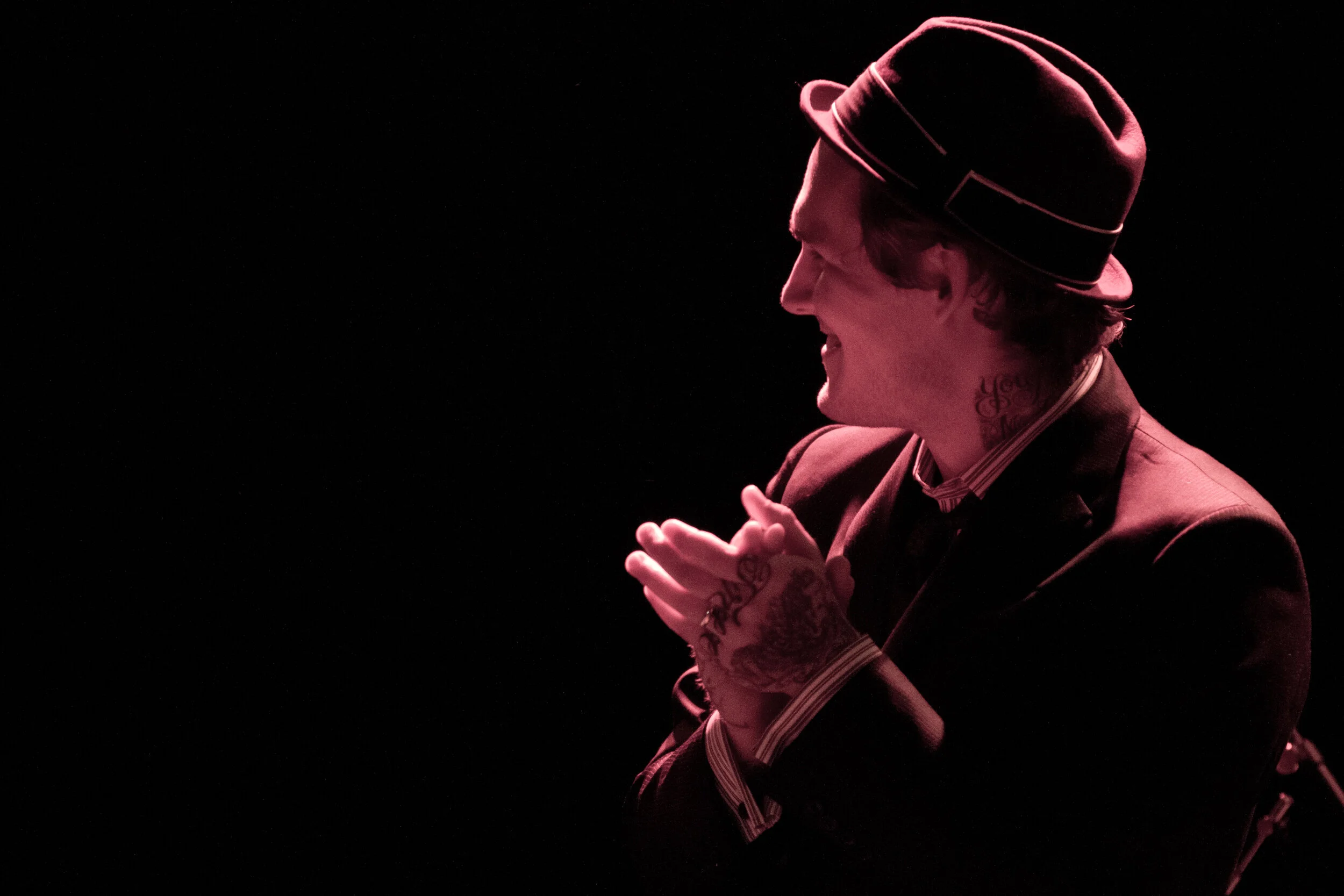 Still Photography  Live performance photography documenting The Horrible Crowe's "Elsie" album release performance for Side One Dummy Records at Bowery Ballroom in New York, NY.  Select images published via social media platforms and prints created f