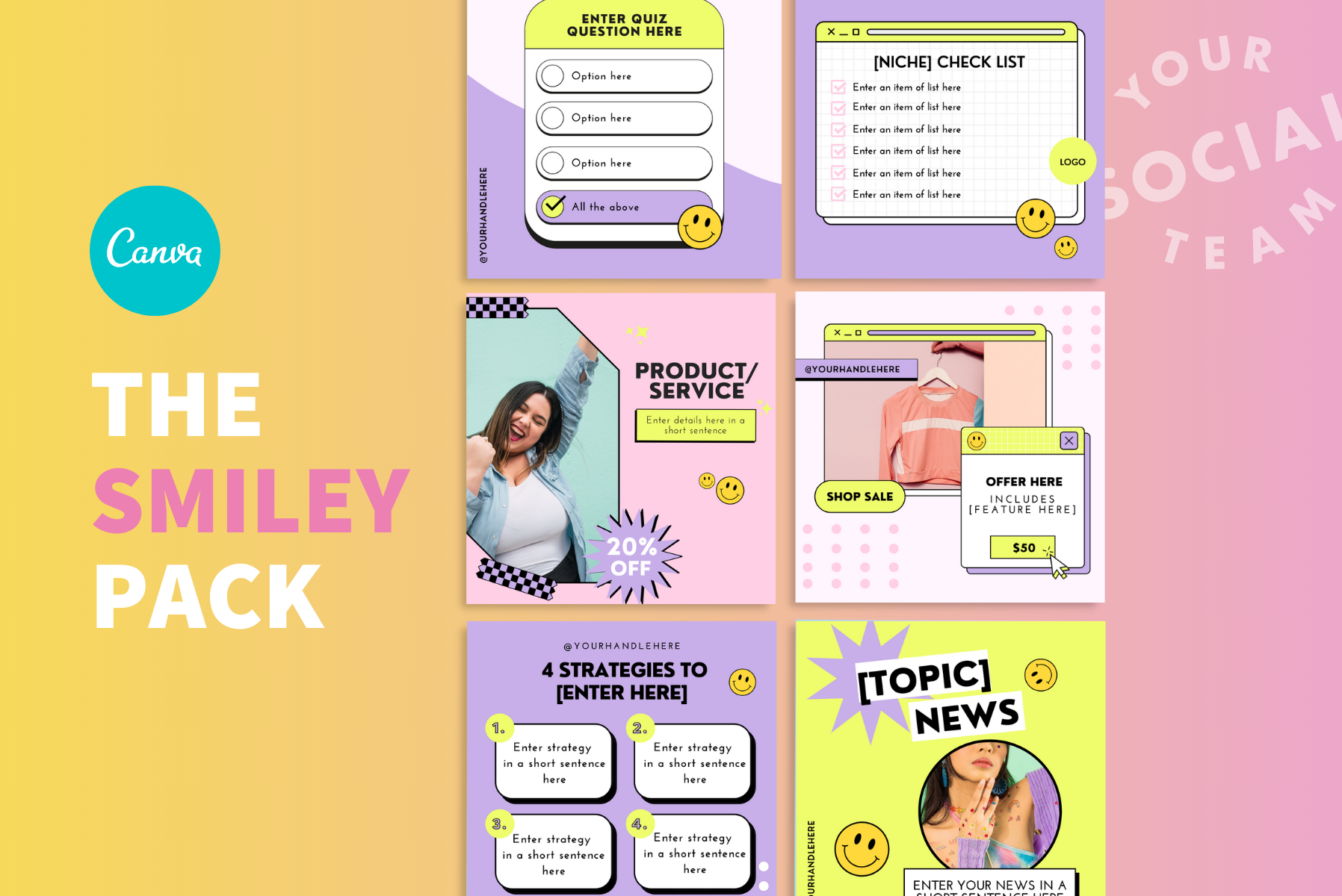 PACK Templates CANVA