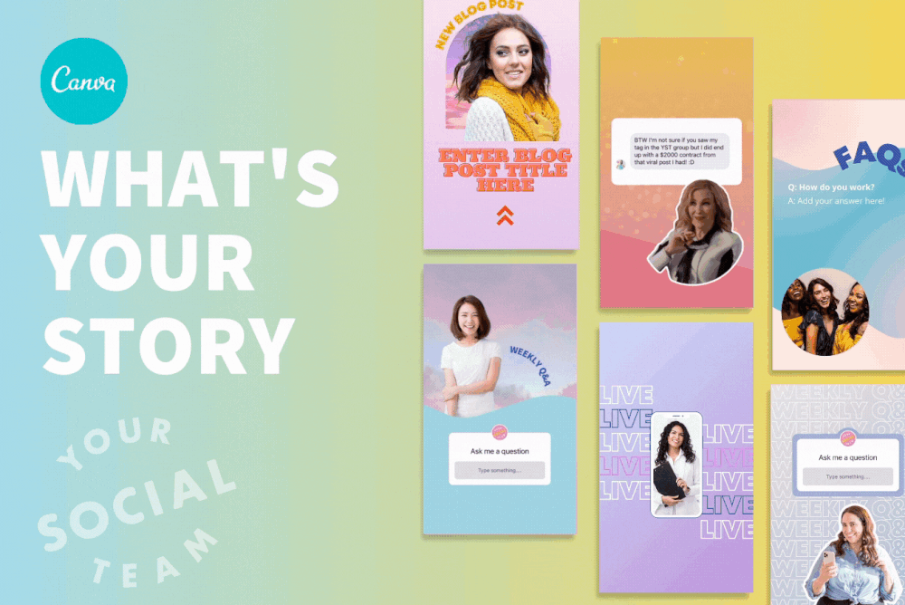What's Your Story - Canva Templates for Instagram Stories — Your Social Team
