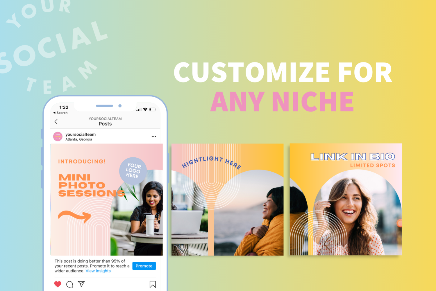 Gorgeous 3-Page Seamless Carousels for Instagram — Your Social Team