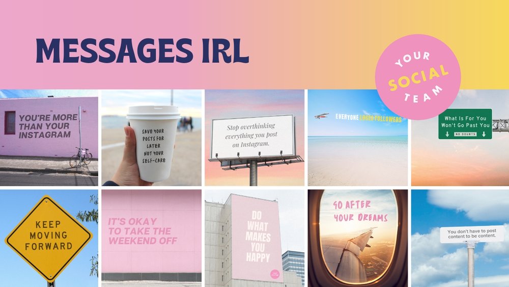 Messages IRL - Your Social Team - How to Repurpose Your Instagram Content To Save Time When Creating Content - Instagram and Social Media Coaching.jpg
