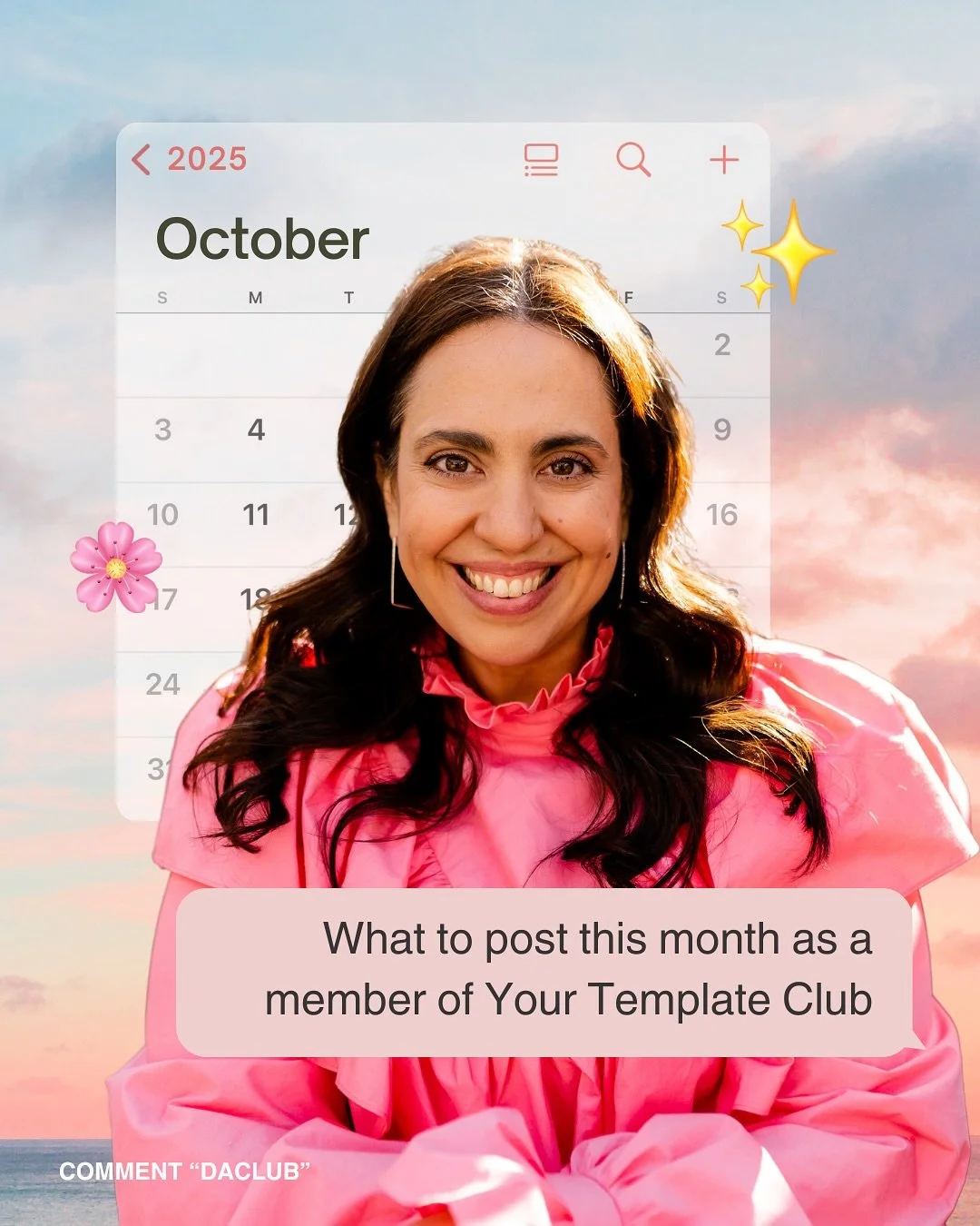 Post ideas for October using our well-done-for-you Canva templates from @yourtemplateclub 💅 👻 🍁 ⁠
⁠
Comment &ldquo;CLURB&rdquo; to join and access it all before prices go up Oct 6.