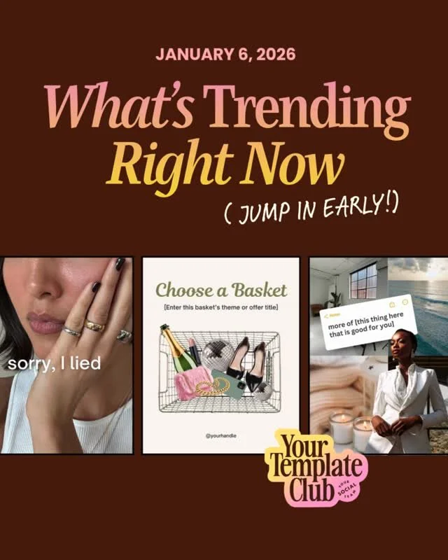 These trends are hot right now, and we make it super easy to use for any niche. Customize with your photos or photos of your services, team or products and have trending content early.⁠
⁠
Comment &ldquo;DACLUB&rdquo; to join @yourtemplateclub for 25%