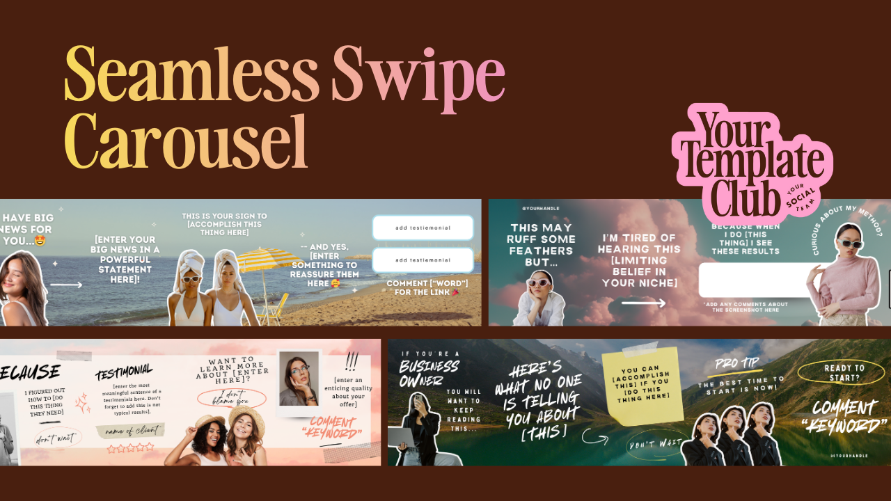 Seamless Swipe Carousels