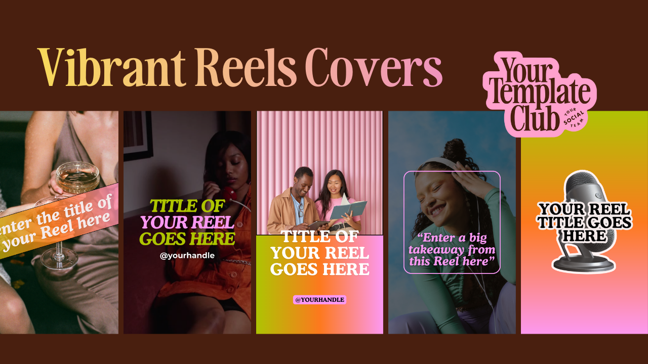 FREE Vibrant Instagram Reels Covers
