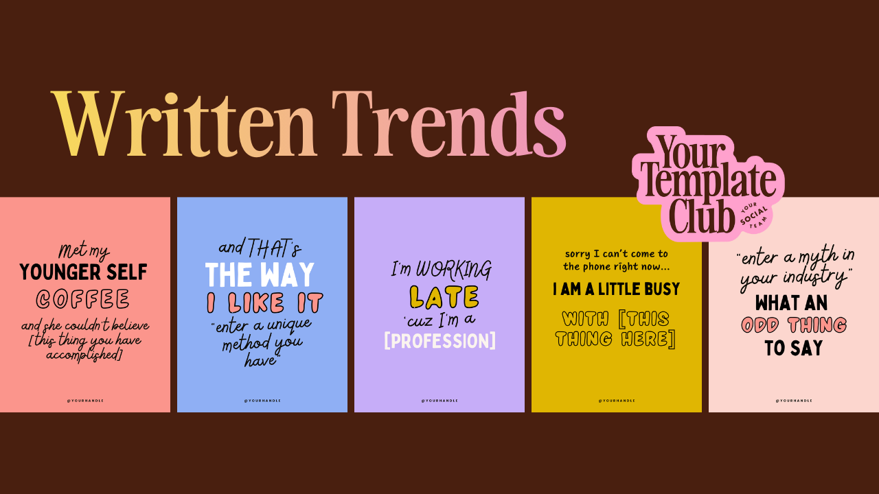 Written Trends