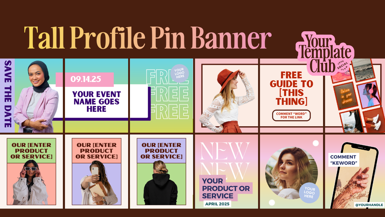Tall Profile Pin Banners
