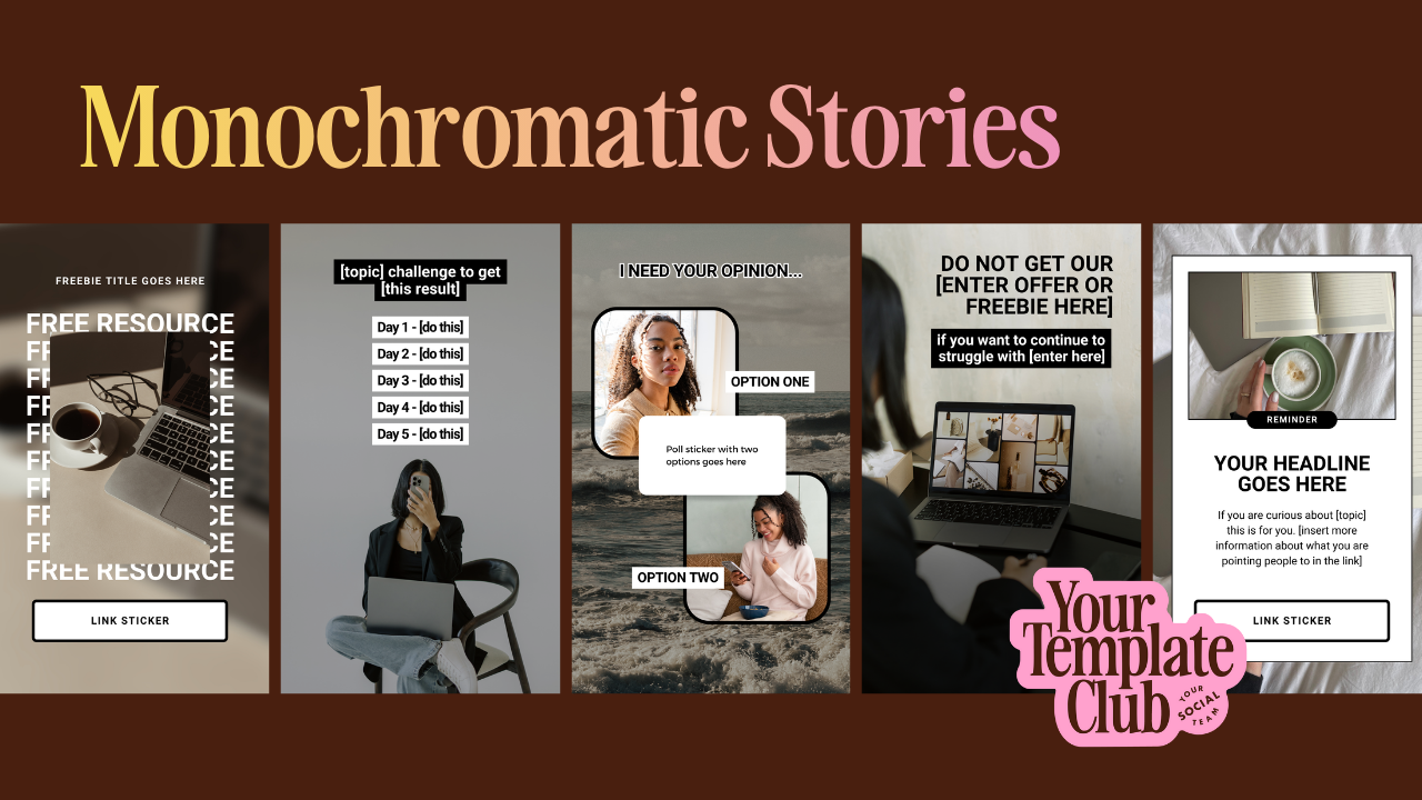 Monochromatic Stories