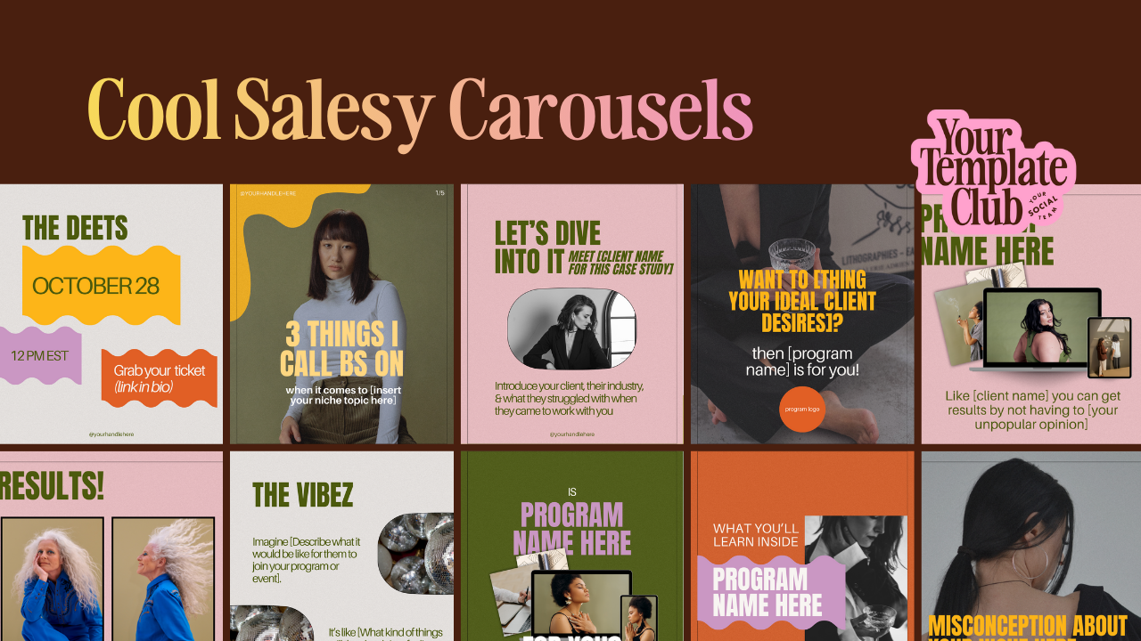 Cool Salesy Carousels