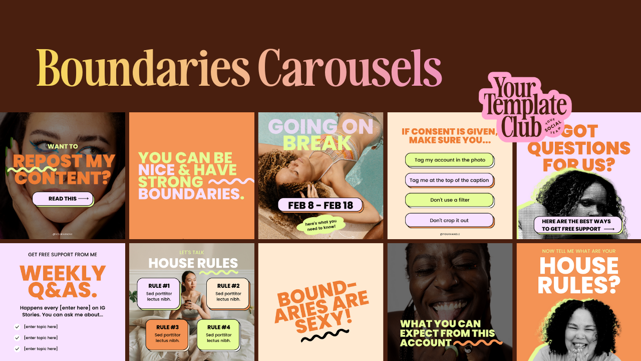 Boundaries Carousels