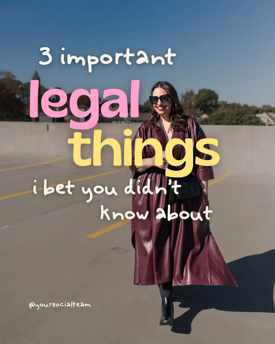 3 legal things I bet you didn&rsquo;t know 👀⁠
⁠
1) If you have a website, you need real Terms of Use linked at the bottom&hellip; yes, even if you don&rsquo;t sell anything.⁠
⁠
2) If someone disputes their payment, having a legal agreement in place 