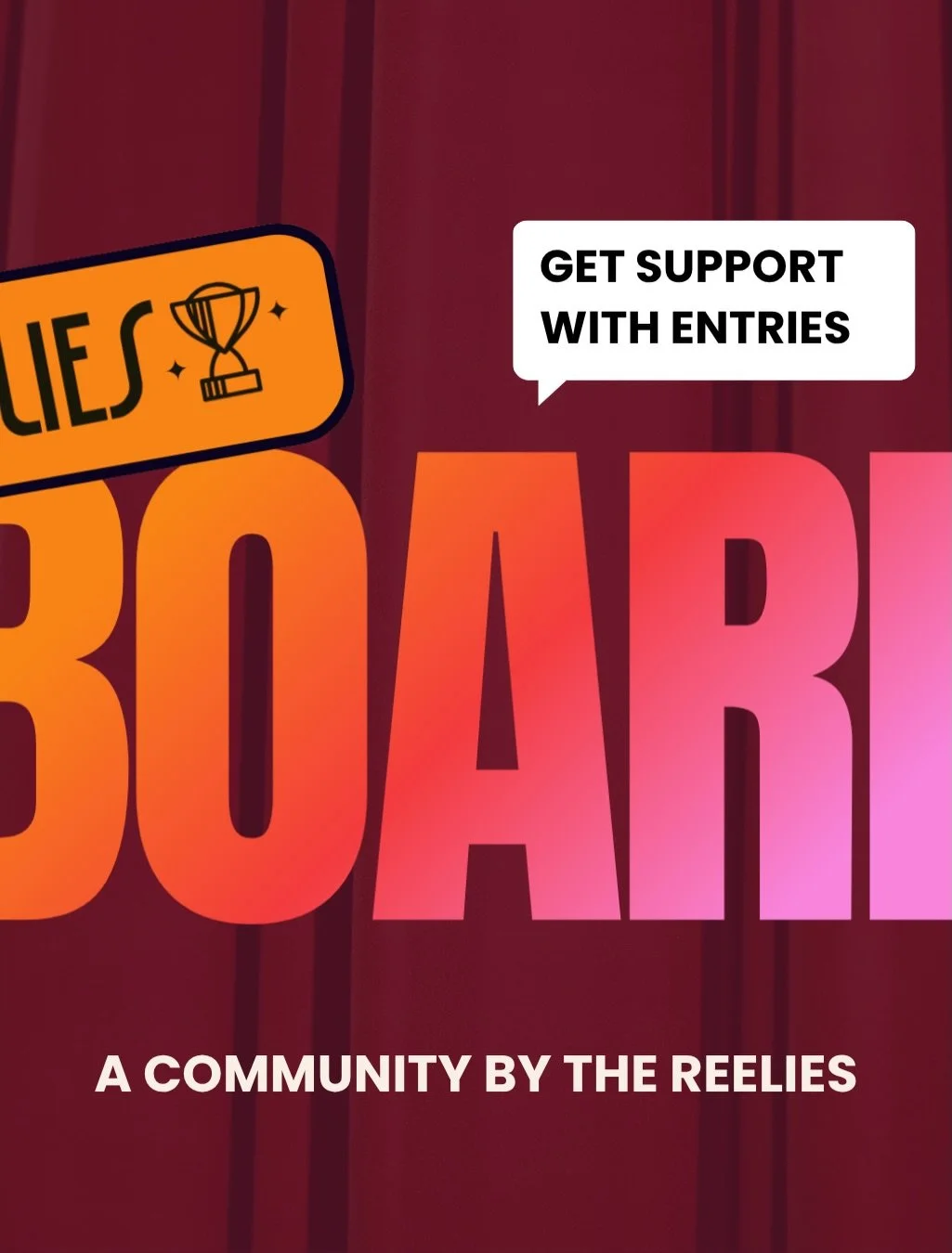 You don&rsquo;t have to grow your business alone! 🤩👇🖥️

Introducing The Reelies Board 🤩

A community for small business owners and creators to connect, collaborate, and champion each other&rsquo;s work, all year long, not just on @thereelies red 