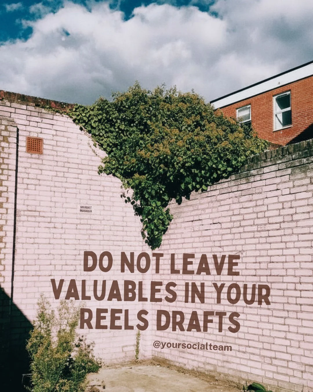 Friendly reminder from your friends @yoursocialteam. ❤️